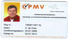 pmv diploma certificaat